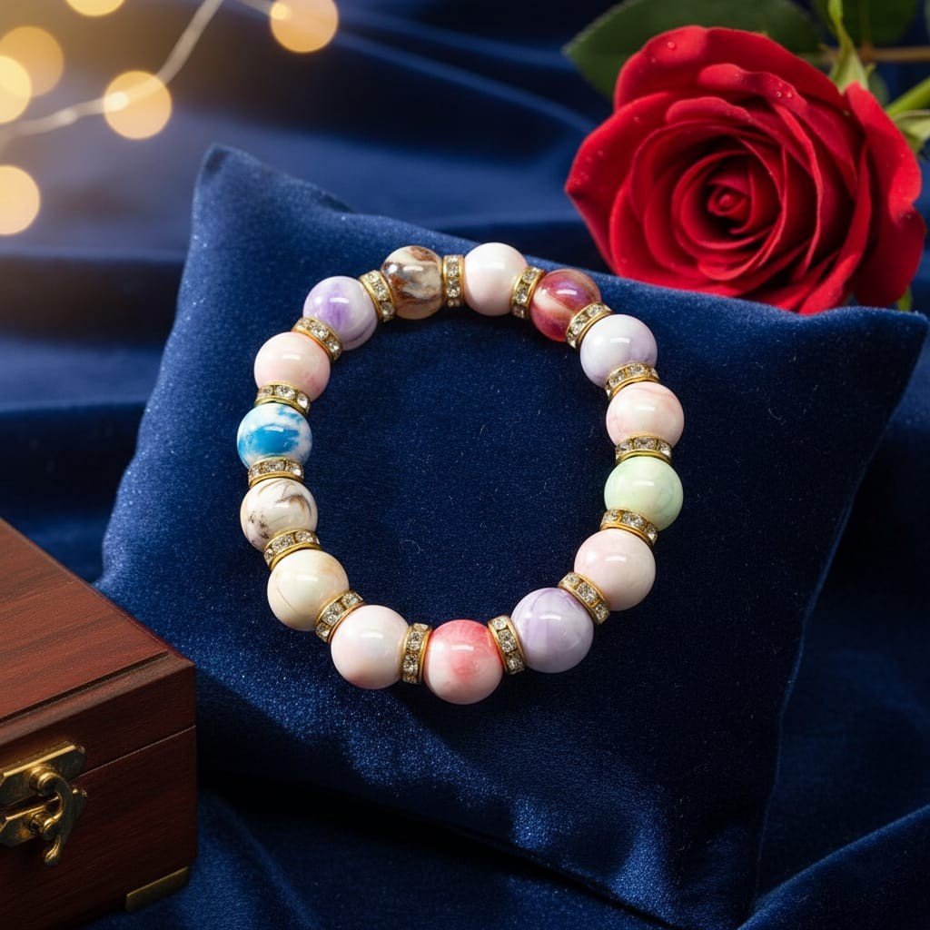 Minimalist Colorful Beaded Bracelet