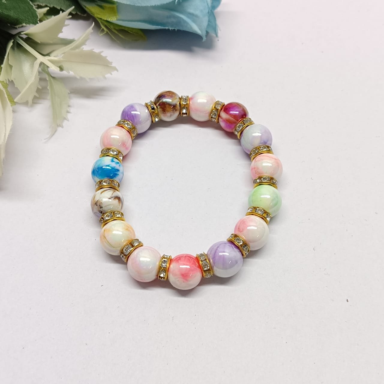 Minimalist Colorful Beaded Bracelet