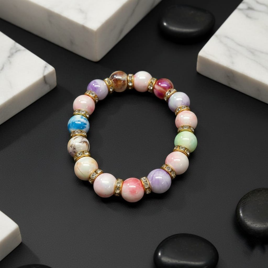 Minimalist Colorful Beaded Bracelet