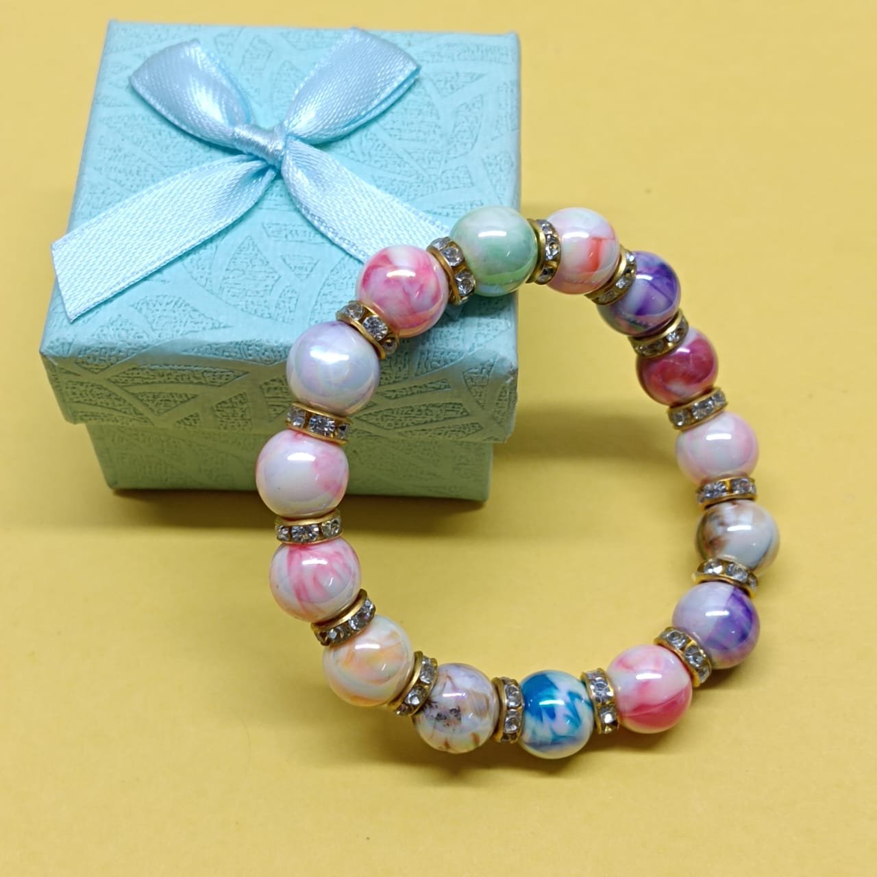 Minimalist Colorful Beaded Bracelet