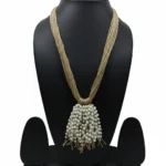 Multi-Strand Jute Necklace With Pearl