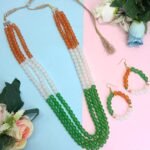 Tri-color Multi-Layered Beaded Jewelry Set