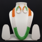 Tri-color Multi-Layered Beaded Jewelry Set