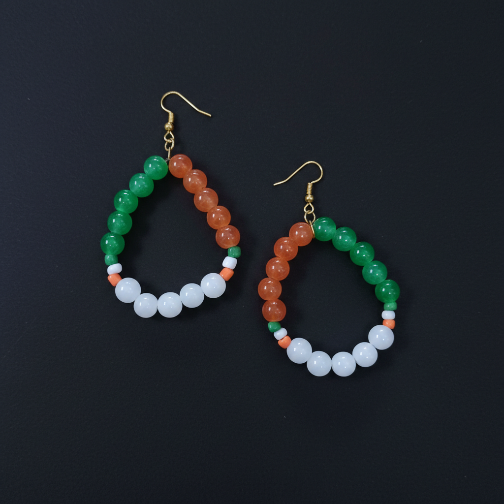 Tri-color Multi-Layered Beaded Jewelry Set