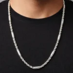 Classic Rope Style Twisted Chain for Men Classic Rope Style Twisted Chain for Men