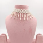Multi-Strand Pearl Collar Necklace for Women