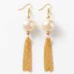 Pearl & Bead Dangle Earrings for Women