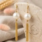 Pearl & Bead Dangle Earrings for Women