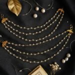 Traditional Gold Tone Layered Ear Chain