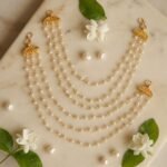Traditional Gold Tone Layered Ear Chain