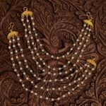 Traditional Gold Tone Layered Ear Chain