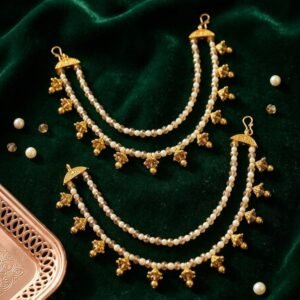 Dual-Strand Gold-Tone Layered Ear Chain