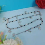 Stylish Black Beaded Waist Chain