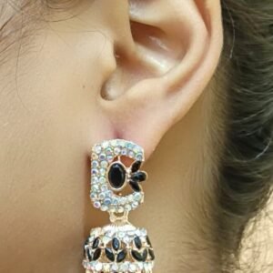 Traditional Kundan Jhumka Earrings