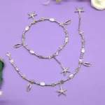 Starfish & Seashell Charm Foot Jewelry
