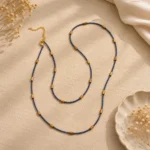 Boho Style Midnight Blue Beaded Waist Chain