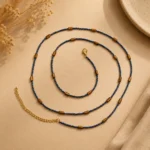 Boho Style Midnight Blue Beaded Waist Chain
