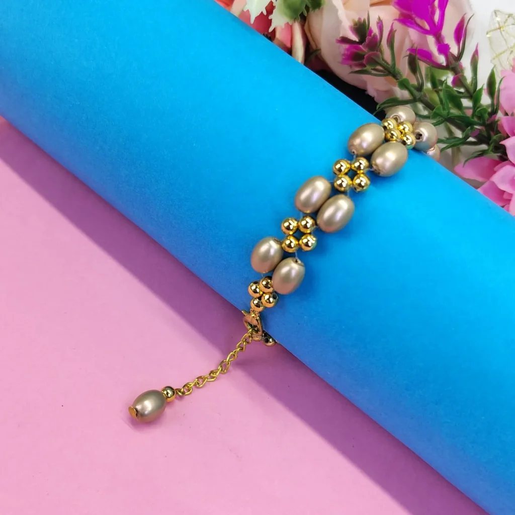 Adjustable Double Layer Beaded Bracelet