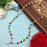 Natural Shell & Beaded Statement Necklace