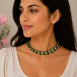 Artisan-Crafted Floral Design Statement Jewelry