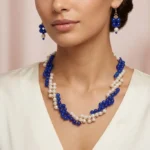 Eye-Catching Beaded Pearl Jewelry Set